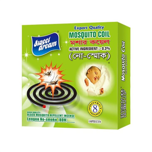 Fabricante de China 8 horas de bobinas repelentes de mosquitos Sweet Dream Smokelss