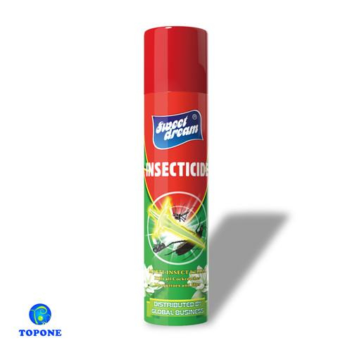 Lata de aerosol insecticida